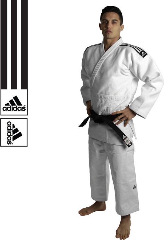 adidas Judopak Champion II IJF Approved Wit 200cm - adidas