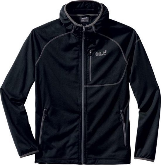 Jack Wolfskin Rock Bar Men heren fleecevest maat XXL zwart