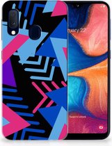 GSM Hoesje Geschikt voor Samsung Galaxy A20e Design Funky Triangle