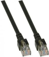 EFB RJ45 Patchkabel SF/UTP, Cat.5e, PVC, CCA, 1m, zwart