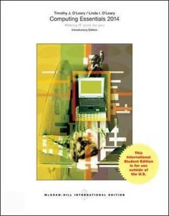 Computing Essentials 2014 Introductory Edition, Timothy J. O'Leary 9780071315517