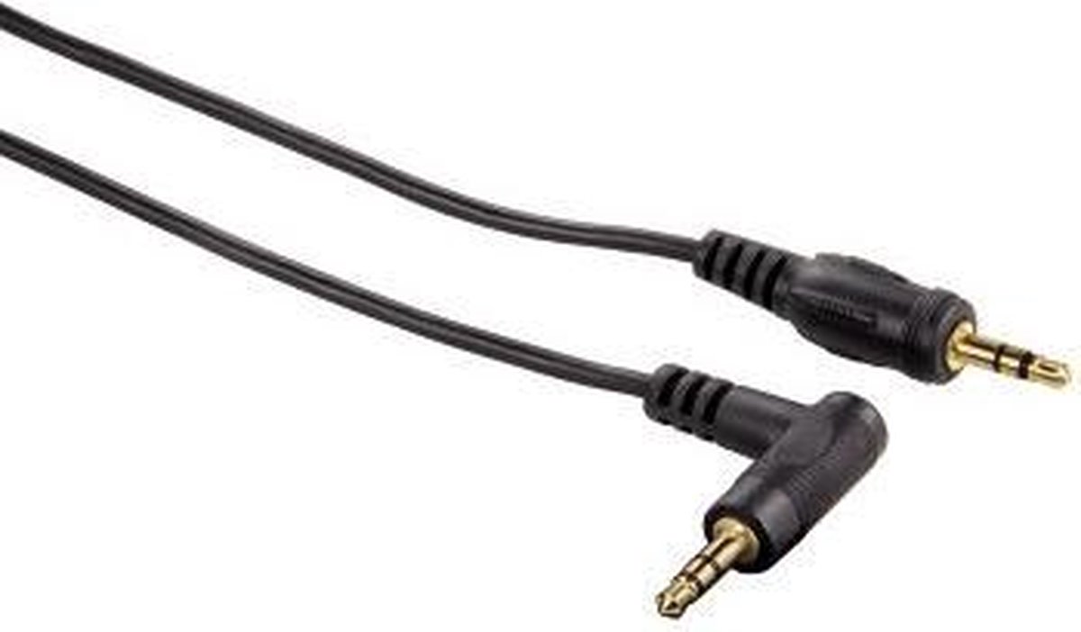 Hama Jack Cable, Plug - Plug, 3.5 mm, 0.75 m audio kabel 0,75 m 3.5mm Zwart