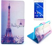 Eiffel Tower wallet hoesje Sony Xperia Z3