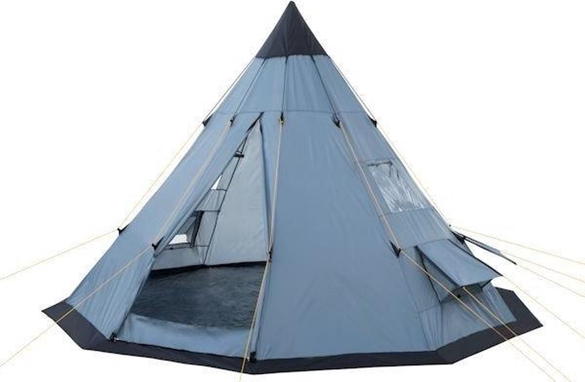 Tente Tipi Teepee Tente indienne 3000 mm Colonne d'eau - Grijs - 4 ...