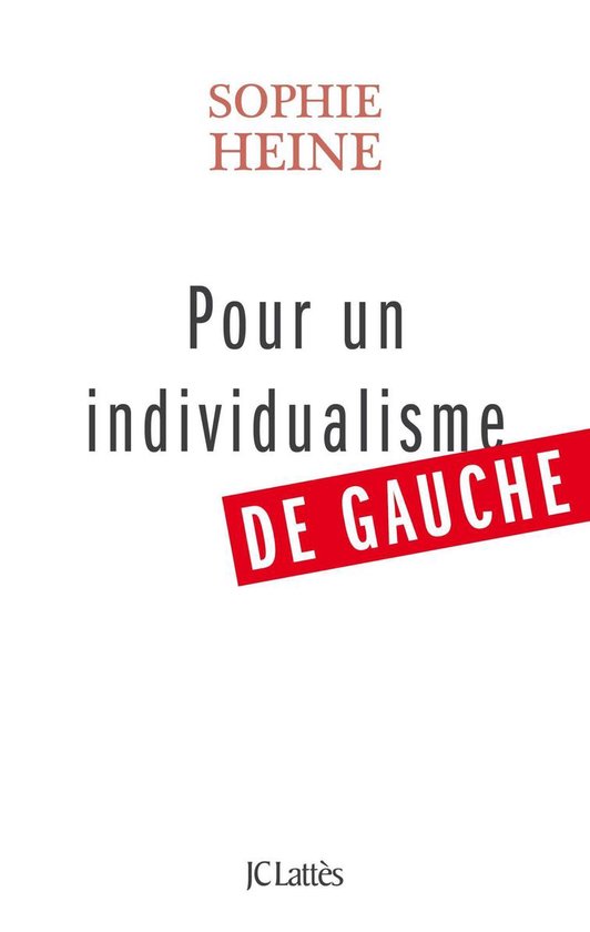 Pour un individualisme de gauche - cover