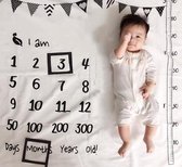 Baby mijlpaaldoek - mijlpaaldeken - milestone - Vlaggetjes