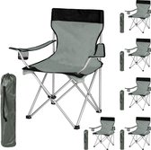Tektake Stoelenset Campingstoelen - Grijs;Zwart