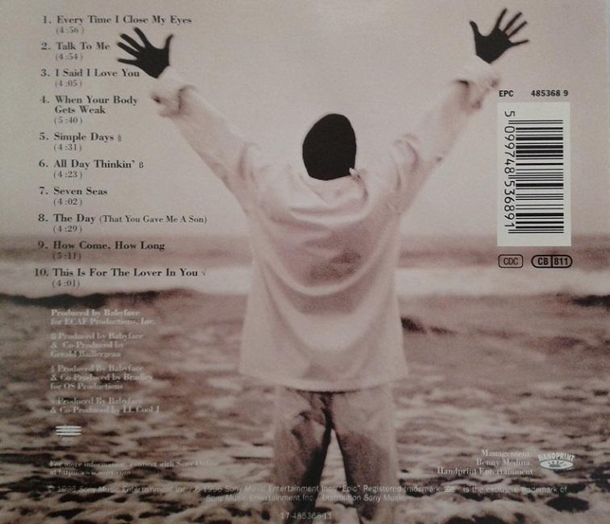 Day, Babyface CD (album) Muziek