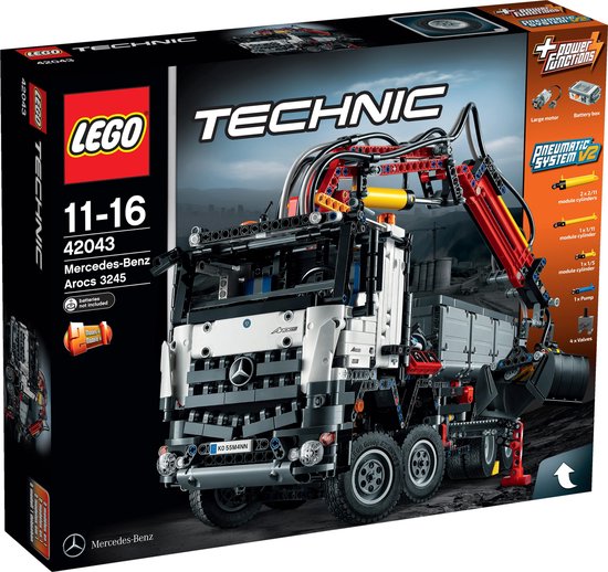 Onderscheid Kabelbaan Geniet LEGO Technic Mercedes-Benz Arocs 3245 - 42043 | bol.com