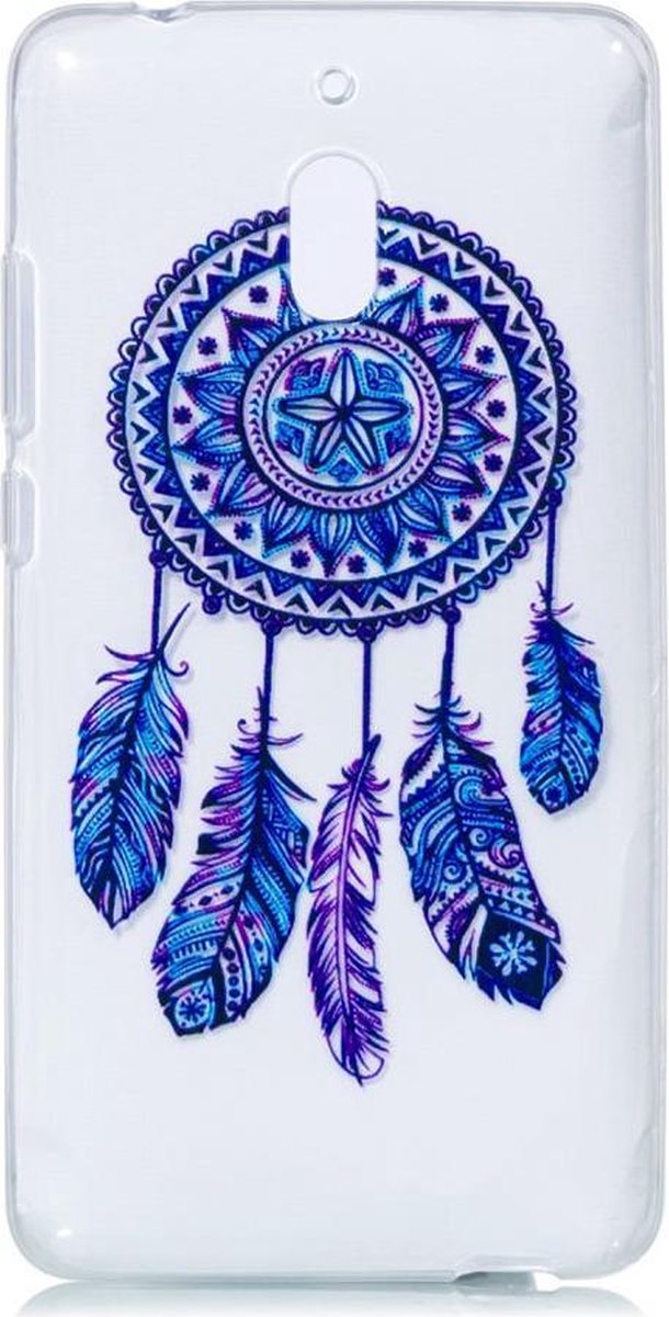 Shop4 - Nokia 2.1 (2018) Hoesje - Zachte Back Case Dromenvanger Gekleurd