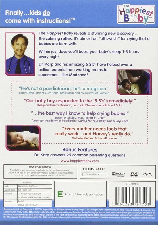 Happiest Baby On The Block Dvd 5060223767703 Boeken bol