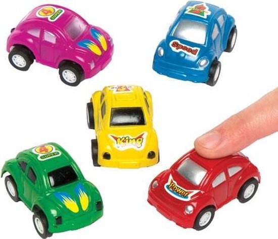 Harde ring laten vallen fontein Kleine terugtrek-raceautootjes. Klein speelgoed voor kinderen. Perfect  voor... | bol.com