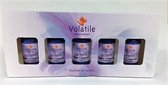 Volatile Opgietsauna - 5 delig - Aromatherapie