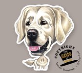 Magneet Hond Golden Retriever