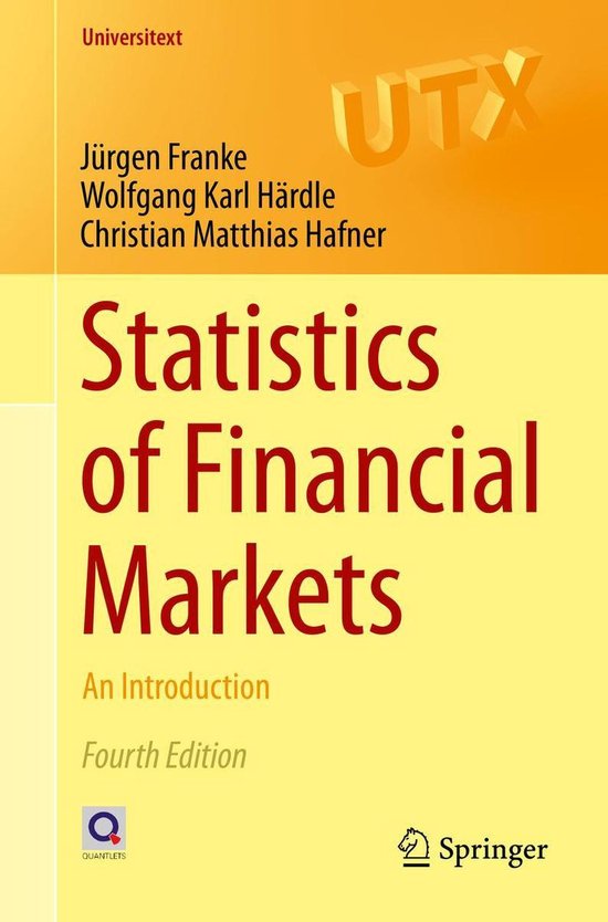Universitext - Statistics of Financial Markets