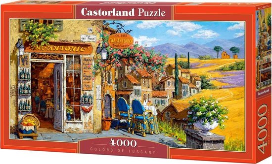 Castorland Colors of Tuscany puzzel – 4000 stukjes