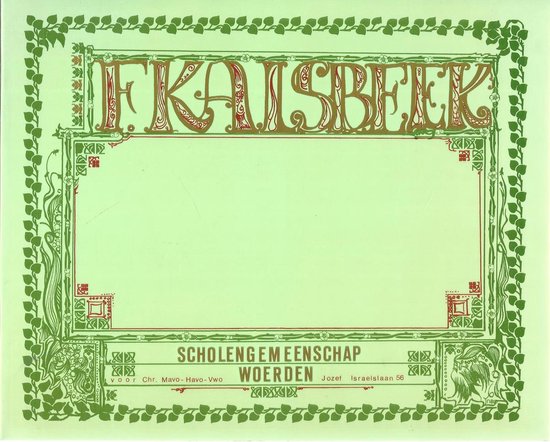 9789090015774 - Ruim baan voor de kalsbeek