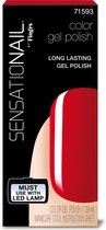 SensatioNail Gel Polish Scarlet Red - Gel nagellak - Rood