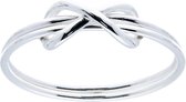 Silver Lining ring - zilver - infinity - dubbele band - maat 56