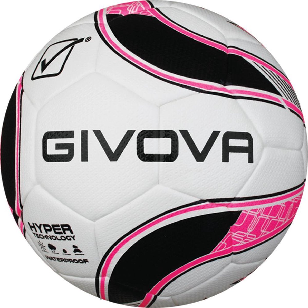 GIVOVA wedstrijd voetbal "HYPER" - fuchsia - maat 4