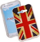 Britse Vlag TPU Hoesje voor Galaxy J1 Ace J110F UK