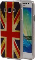 Britse Vlag TPU Hoesje voor Galaxy A3 UK