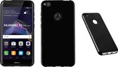 Pearlycase Zwart TPU Siliconen smartphone hoesje voor Huawei P8 Lite 2017