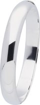 Silver Lining armband - holle bangle - ovaal 11 mm - maat M (Ø63 mm) - scharniersluiting