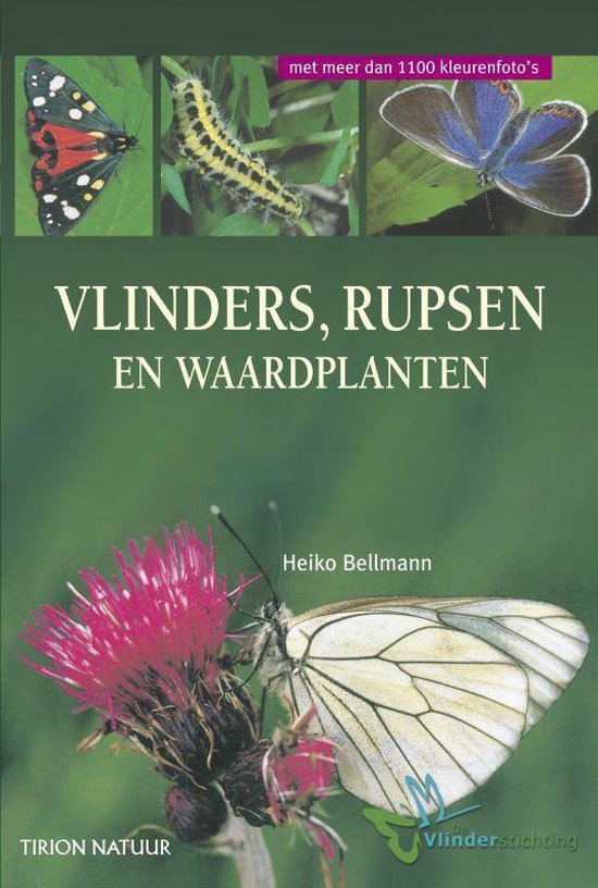 Cover van het boek 'Gids van vlinders, rupsen en waardplanten' van Heiko Bellmann