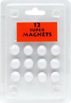 Deknudt Frames magneten S328B1 - kleine ronde witte supermagneten
