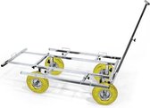 Verstelbare Trolley voor bench vervoer + Massive wielen