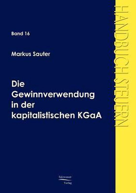 Die Gewinnverwendung in der kapitalistischen KGaA - cover
