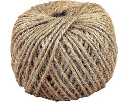 Creativ Company - Natuurlijk Hennep Touw - 3 mm - 100 m - 1 rol