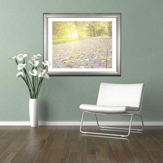 Homedecoration Colorado - Cadre photo - Format photo - 49 x 78 cm - Argent mat