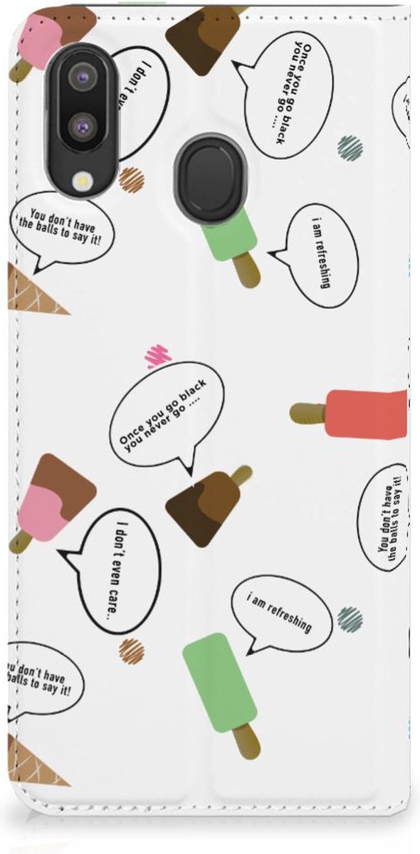 Samsung Galaxy M20 Flip Style Cover IJsjes