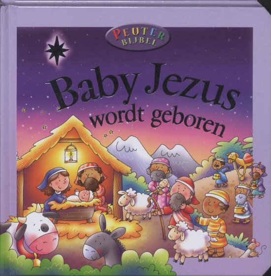 Cover van het boek 'Baby Jezus wordt geboren' van Jitschak David