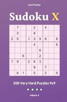 Sudoku X - 200 Very Hard Puzzles 9x9 vol.4