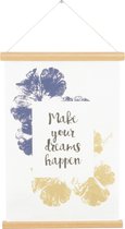 Poster Make Your Dreams Happen canvas