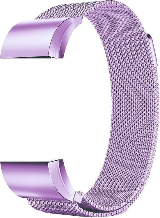 Songsier Metalenge Band Voor Fitbit Charge 5 & 6 – Verstelbaar, Roestvrij Staal, Sterke Magneet – Ook Voor Dames En Heren