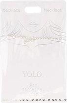 Ketting Yolo, silver plated