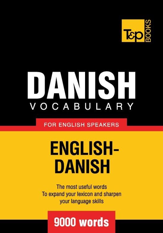 Danish Vocabulary for English Speakers - 9000 Words - cover