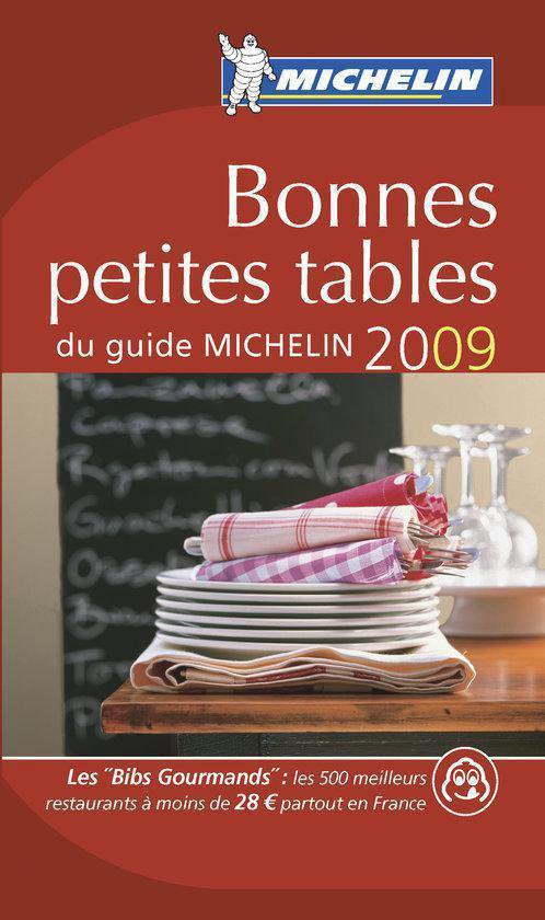 Cover van het boek 'Bonnes petites tables du guide Michelin 2009 rode gids'