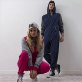 Onesie Contrast all-in-one KLEUR ZWART–ZWART  MAAT S-M