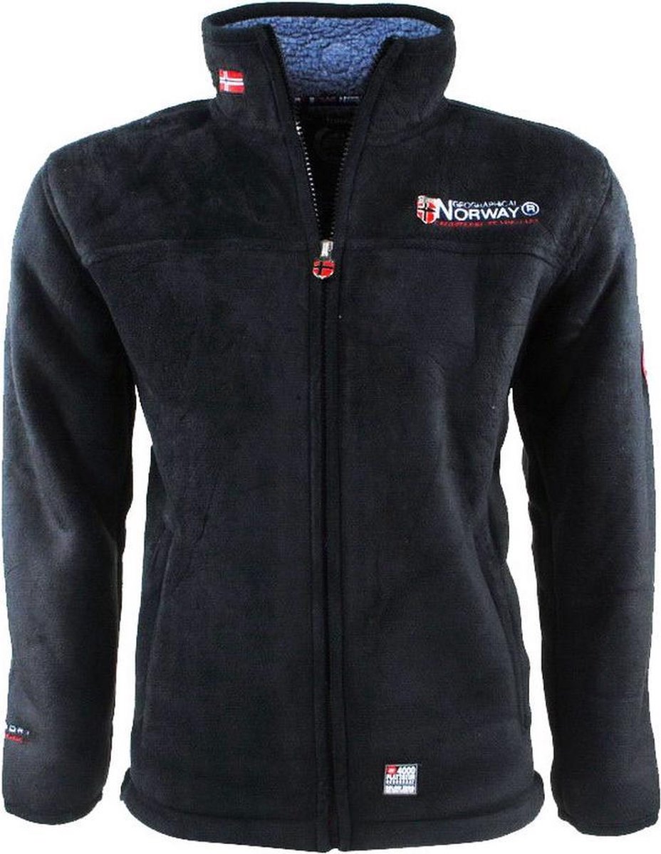 Geographical Norway - Heren Fleece Vest - Teddy Gevoerd - Ubolt - Zwart