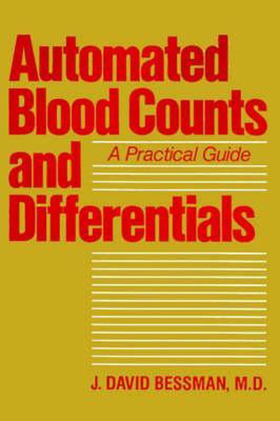 Automated Blood Counts and Differentials 9780801831737 J. David