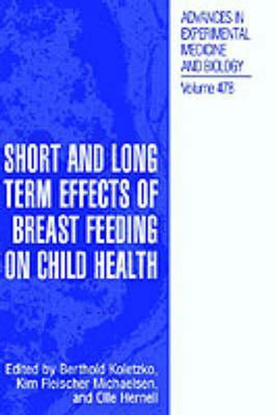Short and Long Term Effects of Breast Feeding on Child Healt ... - cover