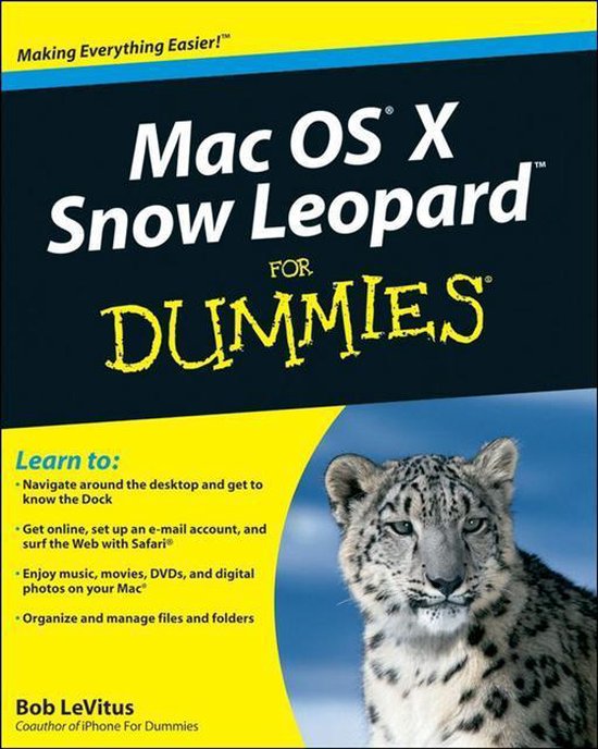 Mac OS X Snow Leopard For Dummies - cover