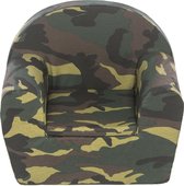 Peuterstoeltje-Kinderfauteuil Camouflage groen