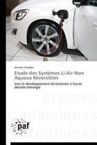 Etude Des Syst mes Li-Air Non Aqueux R versibles