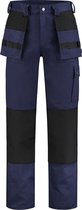 Yoworkwear Werkbroek 100% katoen navy-zwart maat 60